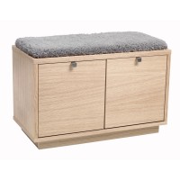 RO Confe Bench 2 Drawers White Pigmented/Ash